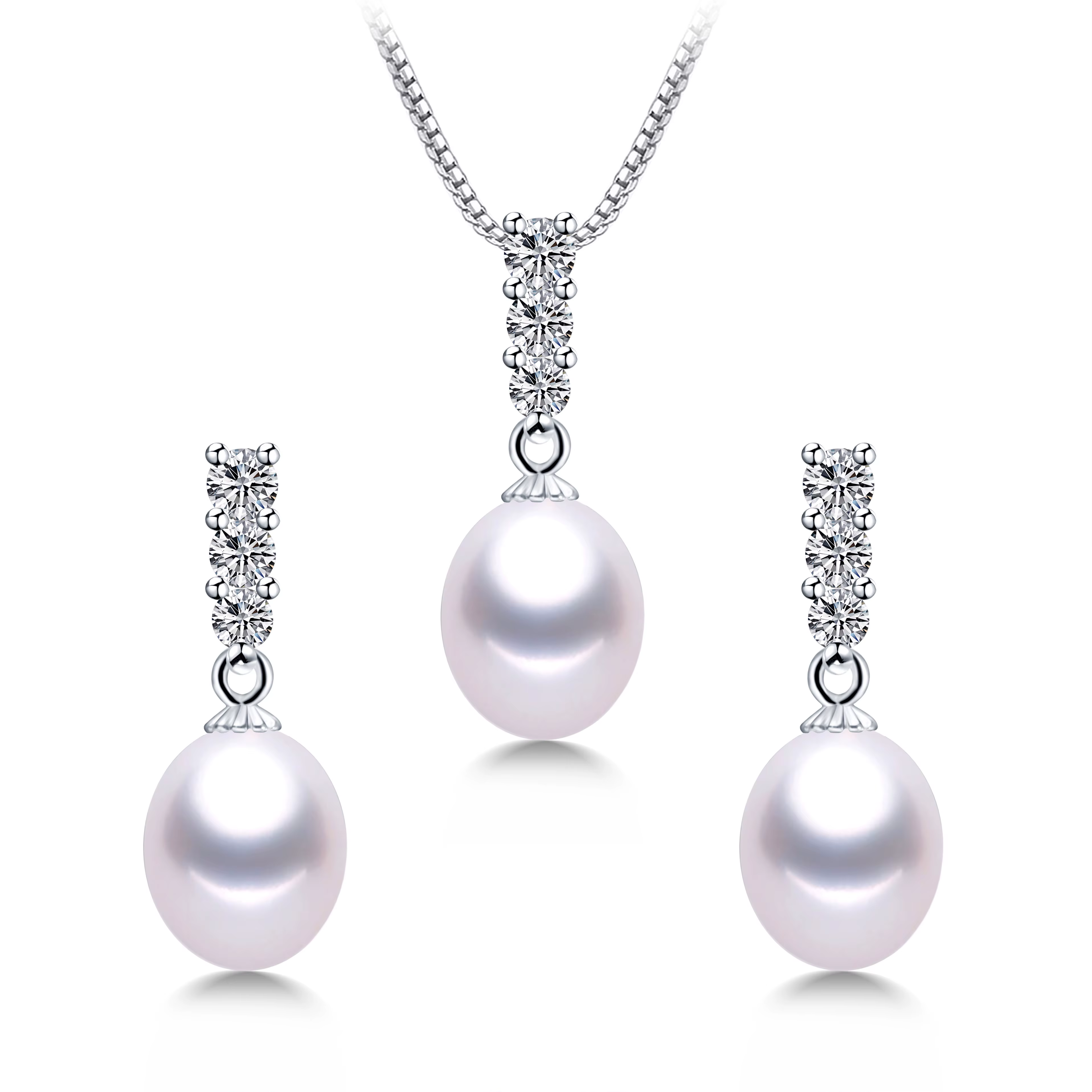 Dainashi 2026 Ensemble de bijoux exquis avec pendentif et boucles d'oreilles pour femmes