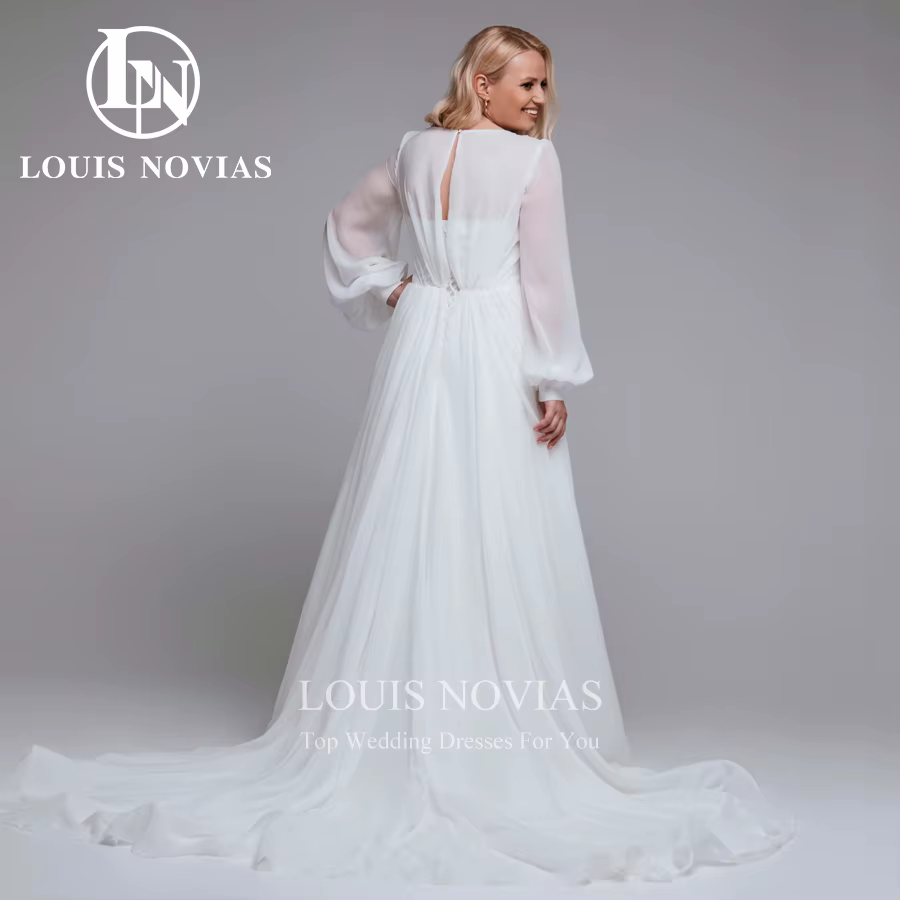 Modiis-Robe de mariée en mousseline de soie