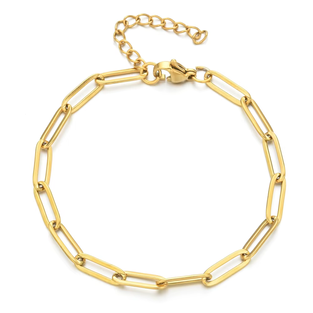 ZMZY-Bracelets en acier inoxydable pour hommes et femmes, bijoux de document en or, bijoux à bricoler soi-même, nar, réglable