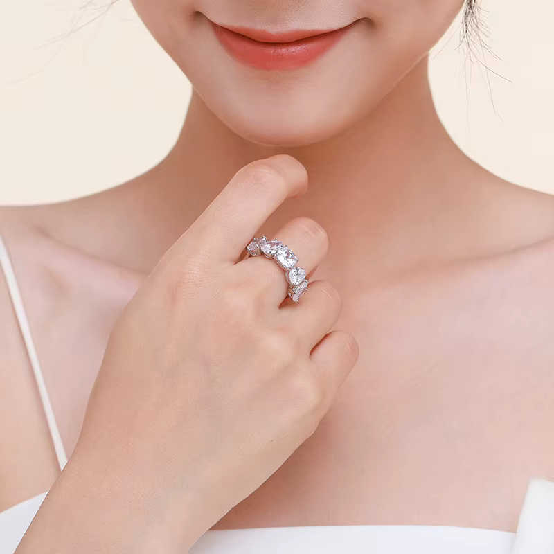 Ailmay – bague de luxe en argent Sterling 925 véritable pour femme