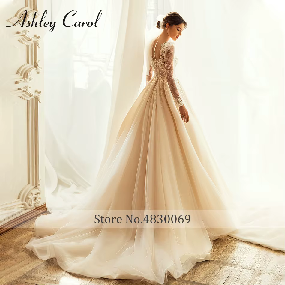 Ashley Carol – robe De mariée trapèze pour femmes