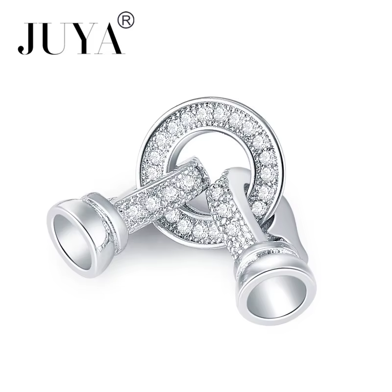 Fournitures de fabrication de bijoux en cuivre incrusté de strass AAA CZ