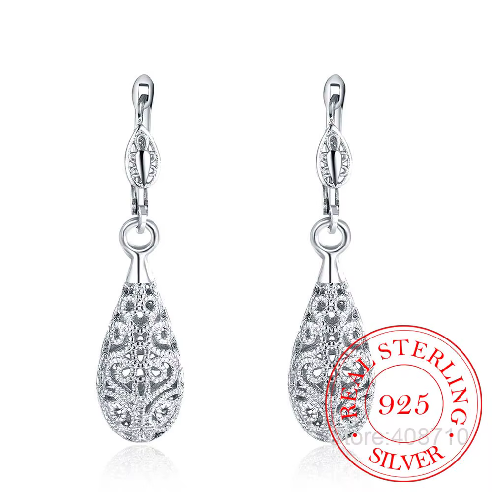 Boucles d'oreilles goutte d'eau pour femmes