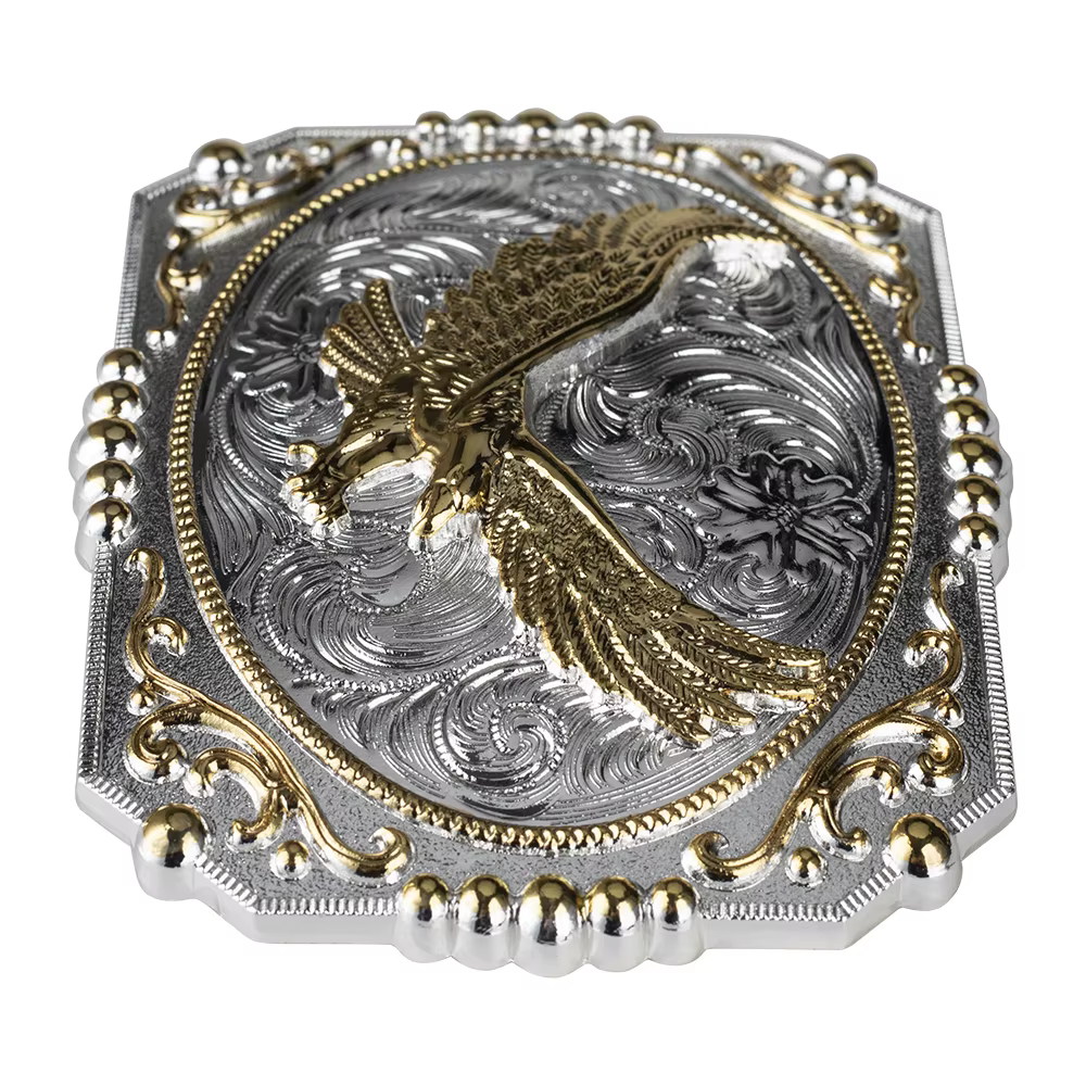 Cowboy à grande boucle de ceinture Golden Eagle