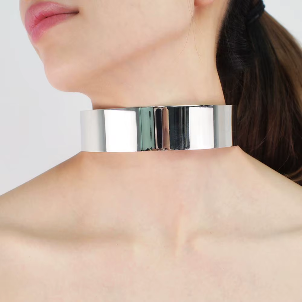 Collier ras du cou couple en alliage pour femmes