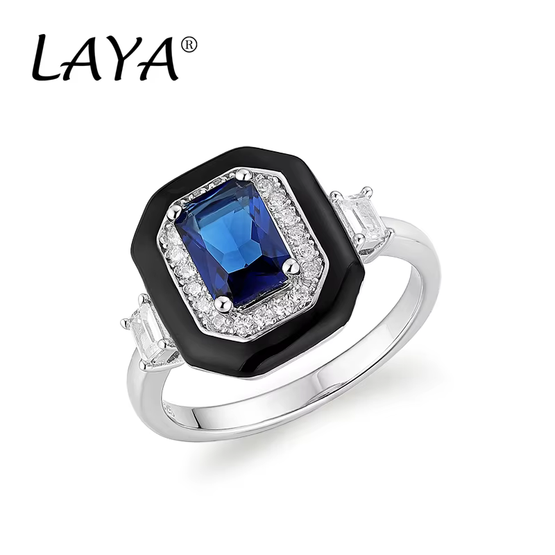 Laia – bague en argent Sterling 925 pour homme et femme