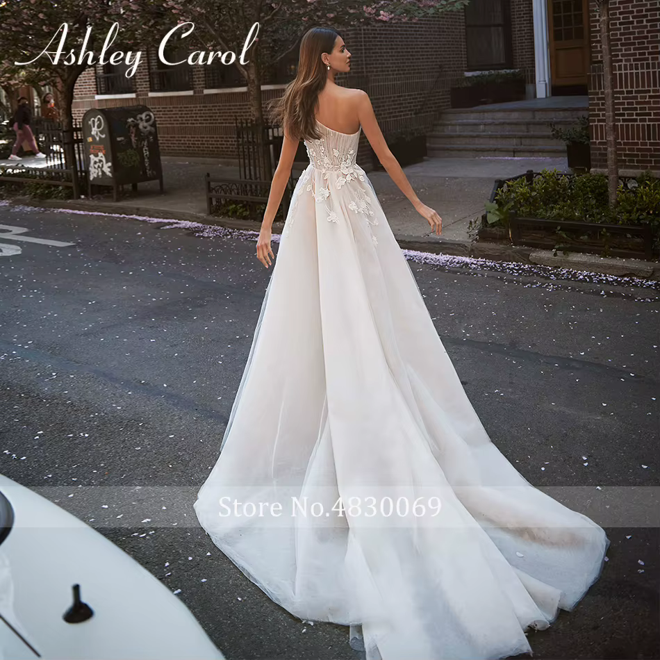 Ashley Carol-Robe de mariée bohème pour femme