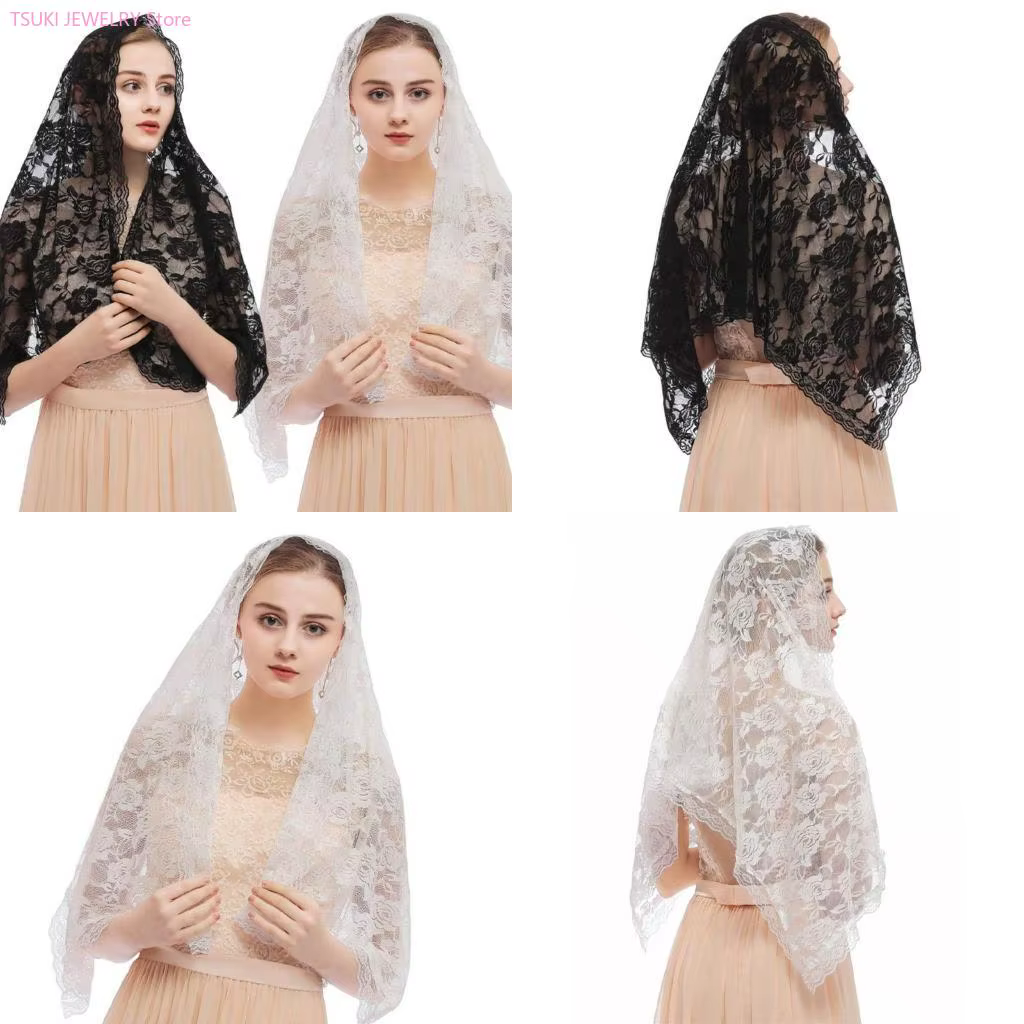 62KE – voile en dentelle pour châle