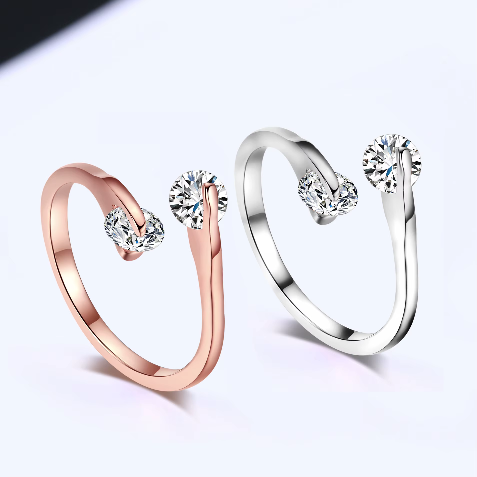 ZHOUYANG – bague de fiançailles pour femmes