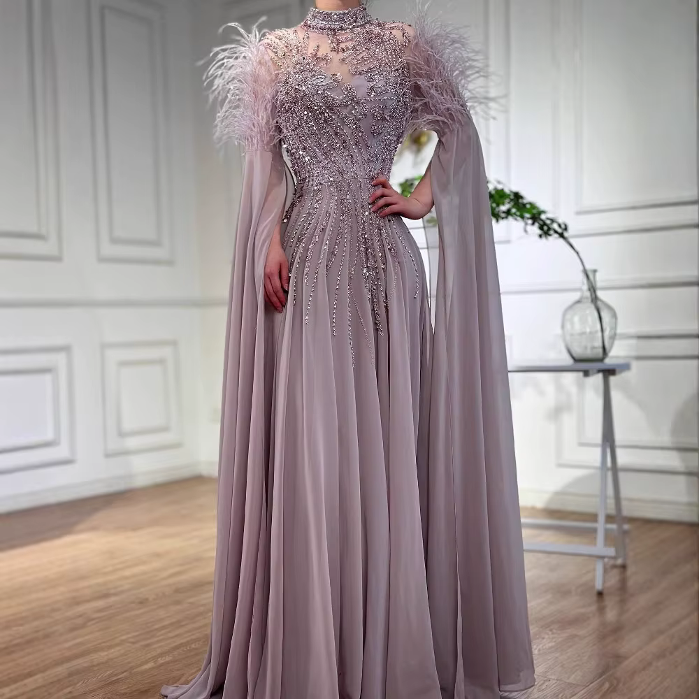 Robe de soirée trapèze élégante