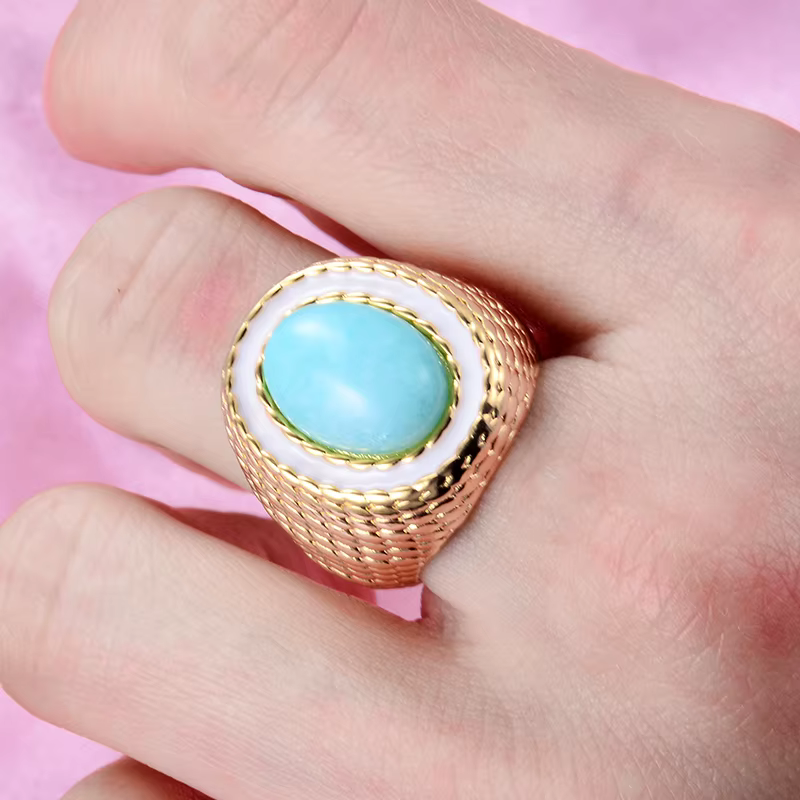 Bague de mariage en argent thaïlandais pour femmes