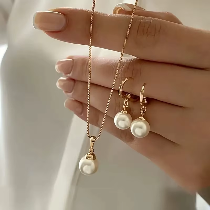 Ensemble de bijoux en perles pour femmes