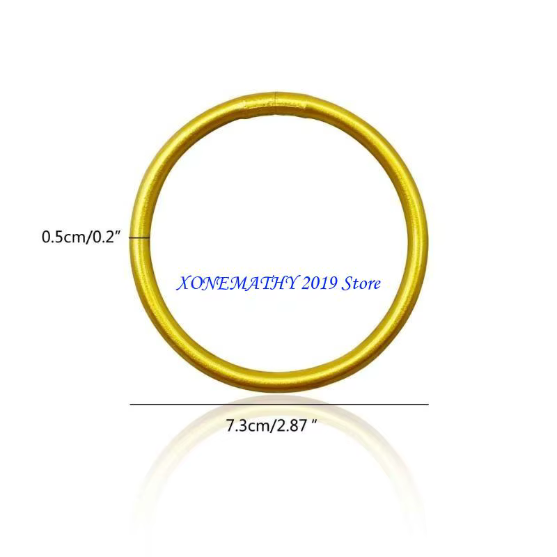 Bracelet en Silicone rempli feuille d'or F42F, adapté aux femmes d'été bouddha