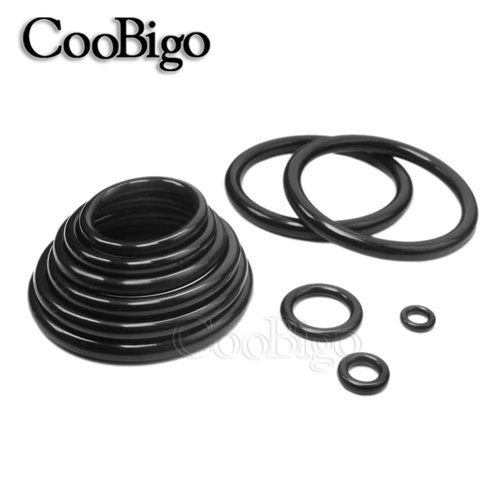Diamètre Nik25 mm 30mm 35mm 40mm 45mm 50mm Anneau torique en plastique pour vêtements, chaussures, ceinture, sac à dos, sac d'extérieur, couture, accessoire d'artisanat