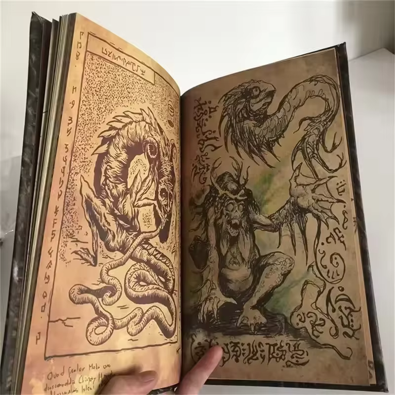 Necronomicon livre de magie sombre magicien démon mal mort invocation