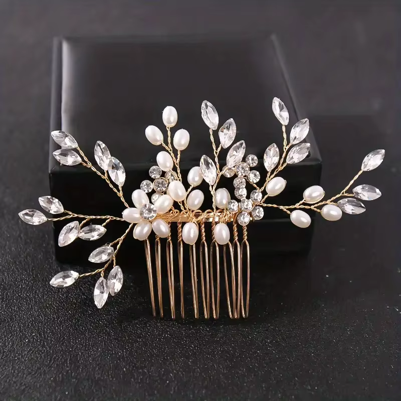 Peigne à cheveux de mariée