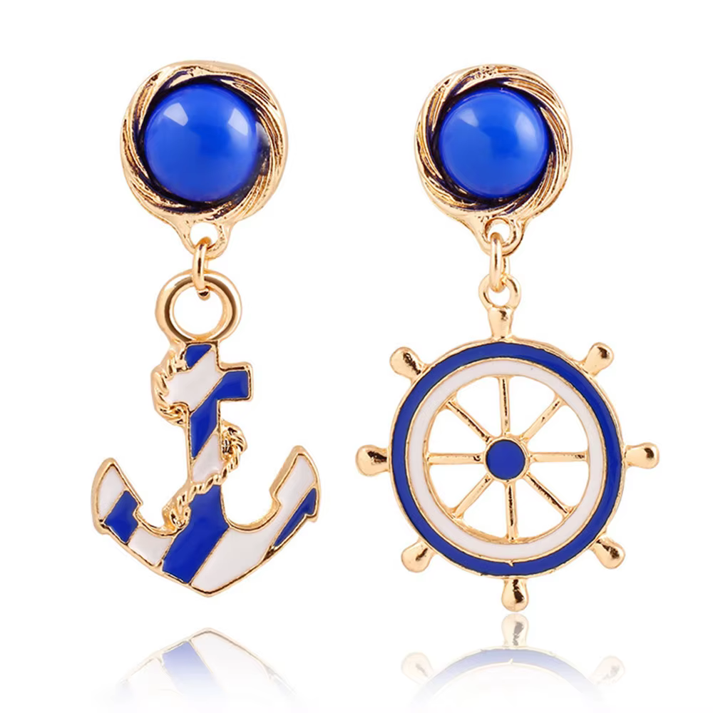 Boucles d'Oreilles Pendantes Asymétriques pour Femme