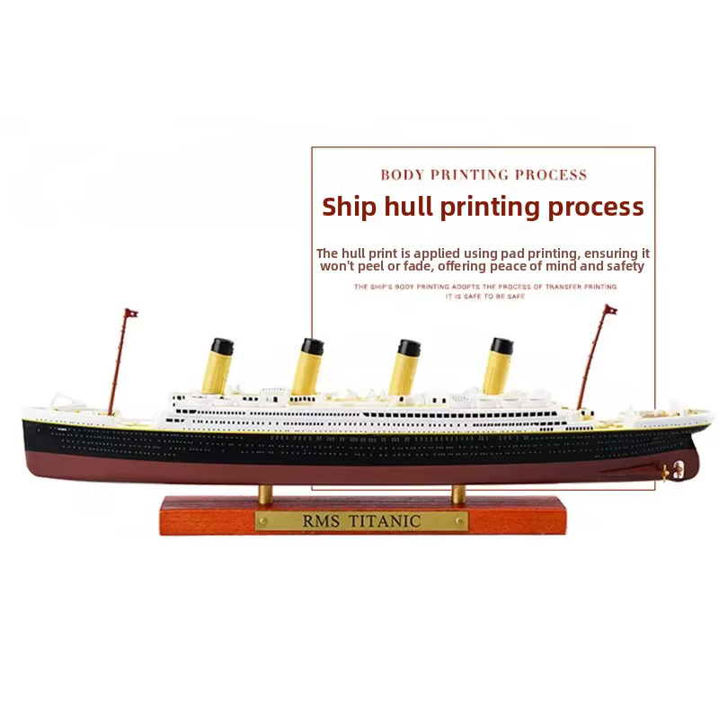 Maquette de bateau en alliage de luxe classique