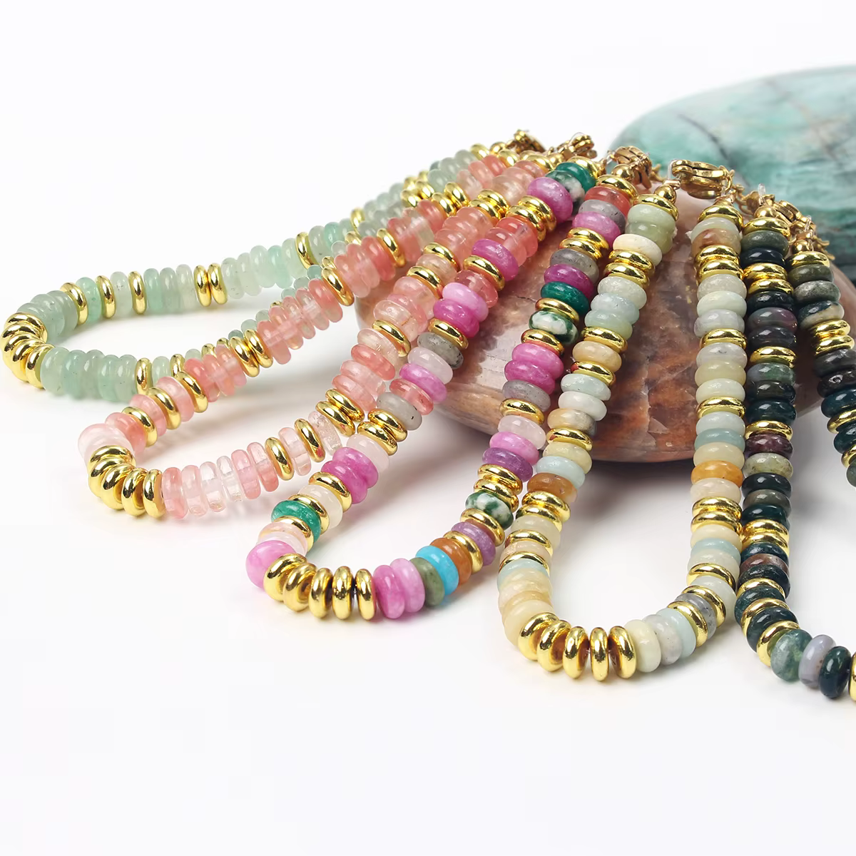 Bracelet de perles en pierre naturelle pour femmes