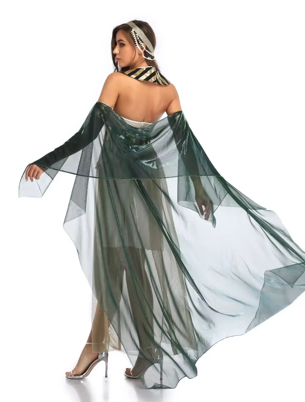 Costume d'halloween, reine du pharaon égyptien