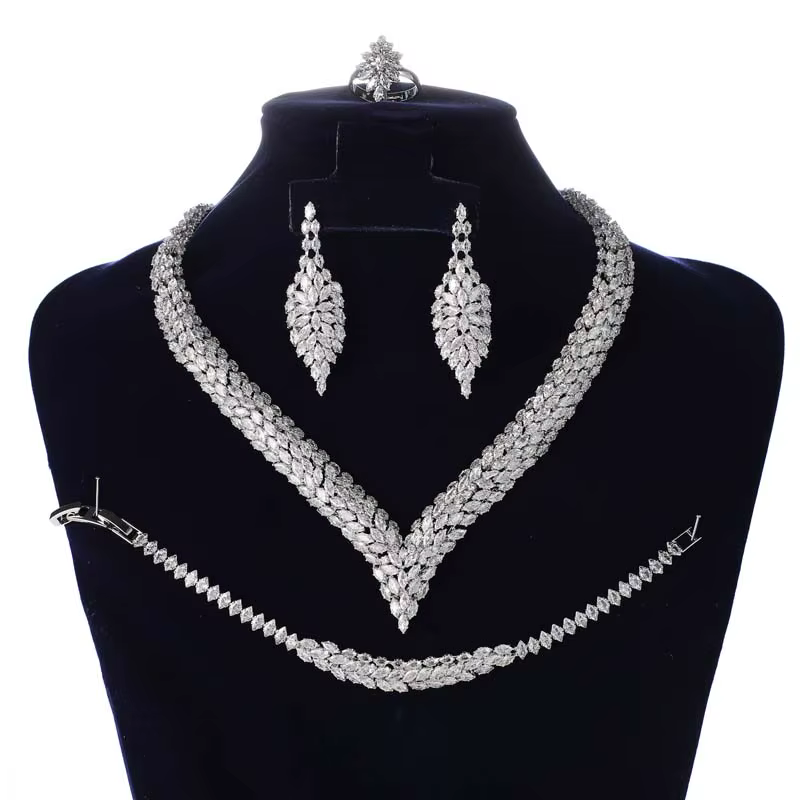 Ensemble de Bijoux Luxueux pour Femme