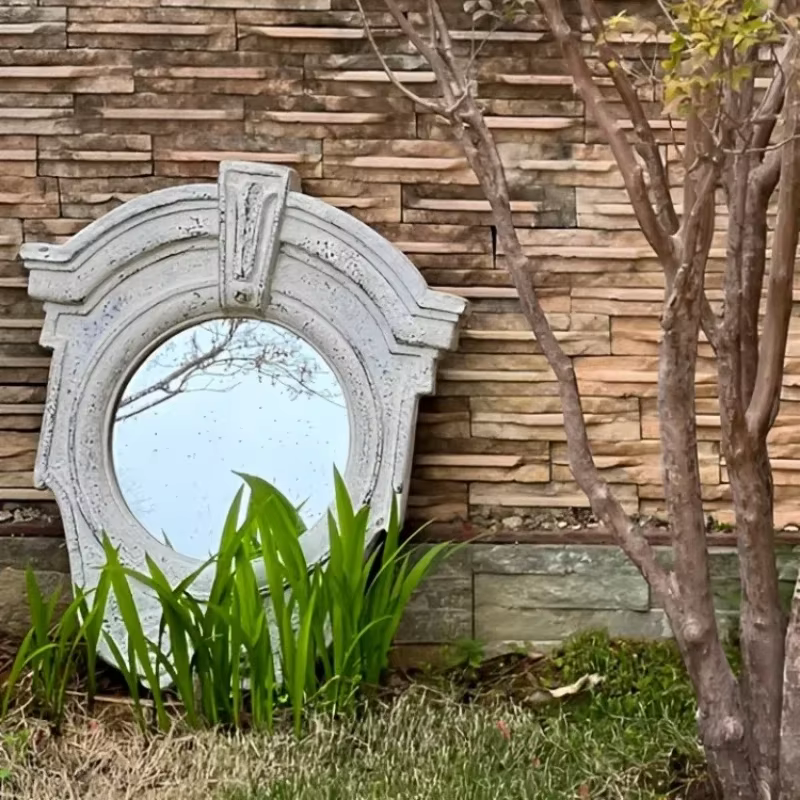 Miroir mural extérieur jardin et entrée décoratif suspendu Art Boho Style fond Accent pour chez l'habitant et miroirs décoratifs pour la maison