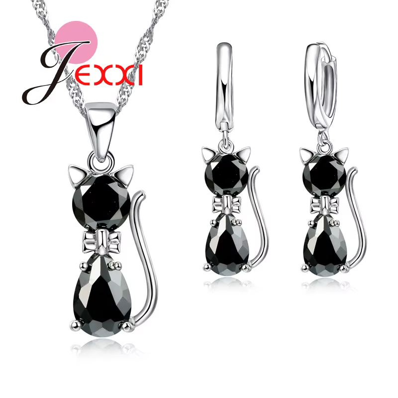 Ensembles de bijoux en argent pour femmes