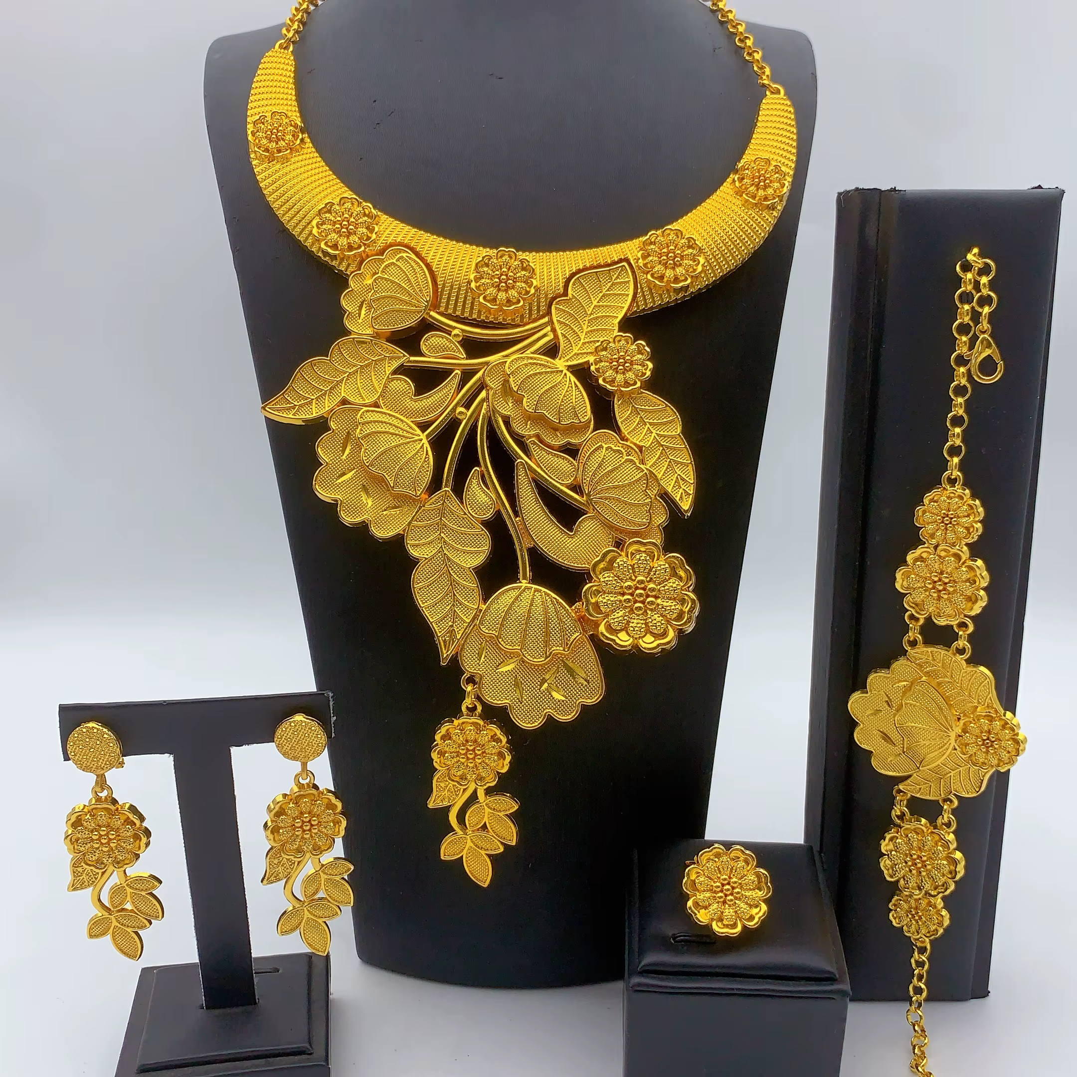 Ensemble de bijoux africains de luxe pour femmes