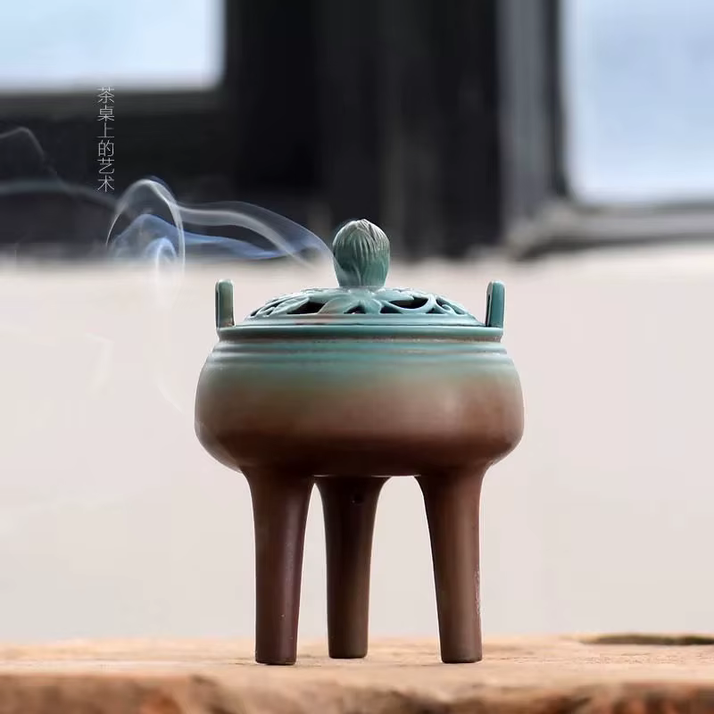 Brûleur d'encens domestique en céramique