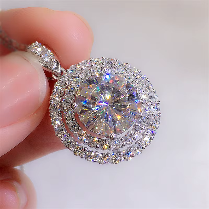 Huitan – magnifique collier de mariée en mosaïque de zircone cubique AAA