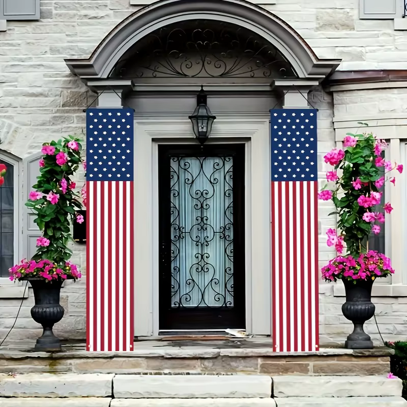 2 bannières patriotiques du 4 juillet