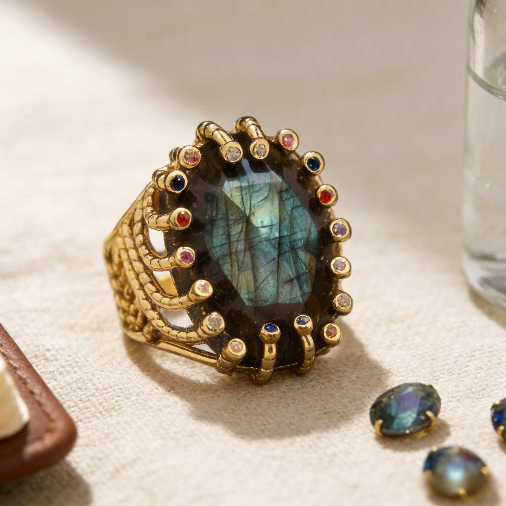 Bague en cristal naturel
