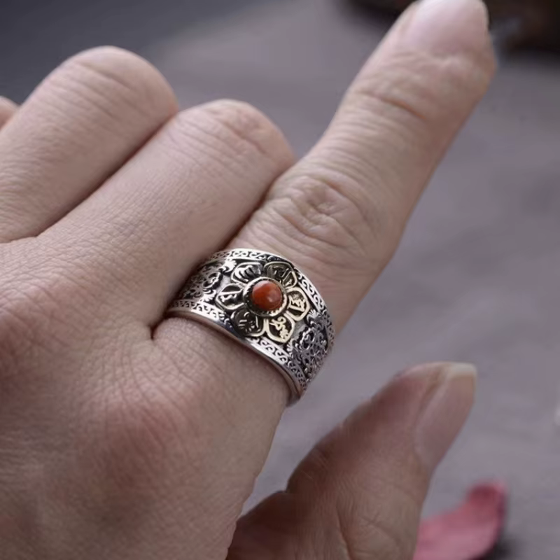 Bague ouverte en argent sterling 925 pour femme