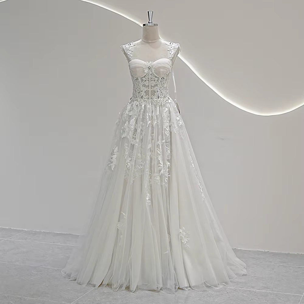 Robe de mariée bohème sur mesure pour femmes