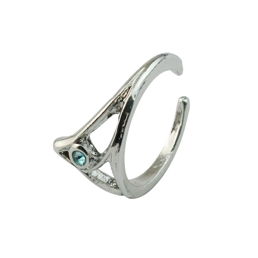 Jeu Valorant Sage Gamer anneau joueurs anneau réglable pour homme femme bleu strass anneau Cosplay cadeau