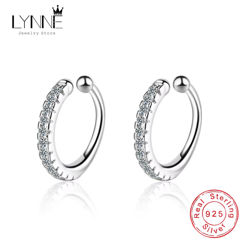 Boucles d'oreilles à Clip en argent Sterling 925