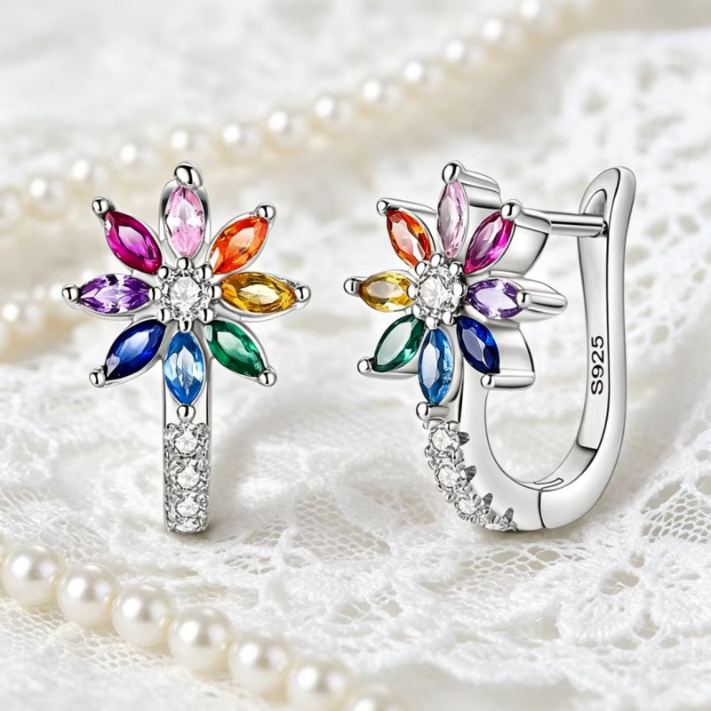 Boucles d'oreilles en argent Sterling 925 pour femmes
