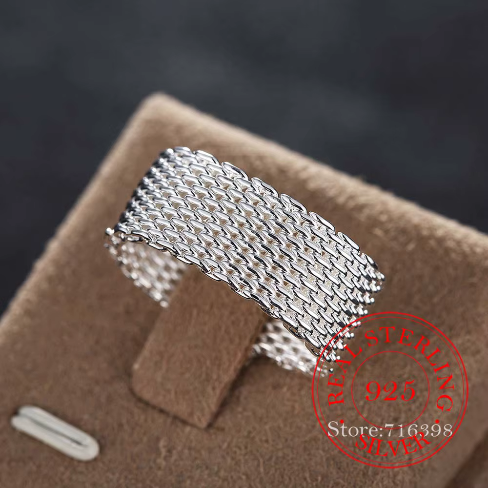 Bagues en argent Sterling 100% et 925 pour femmes