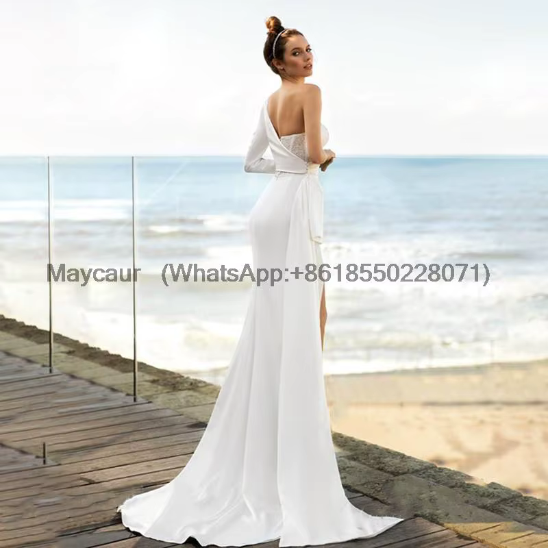 Robes de mariée sirène à manches amovibles