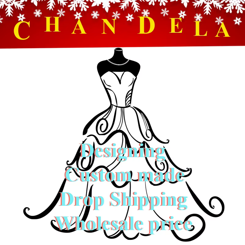 CHANDELA Robe De mariée sirène élégante en Tulle scintillant à lacets avec Appliques brosse Train décolleté en V
