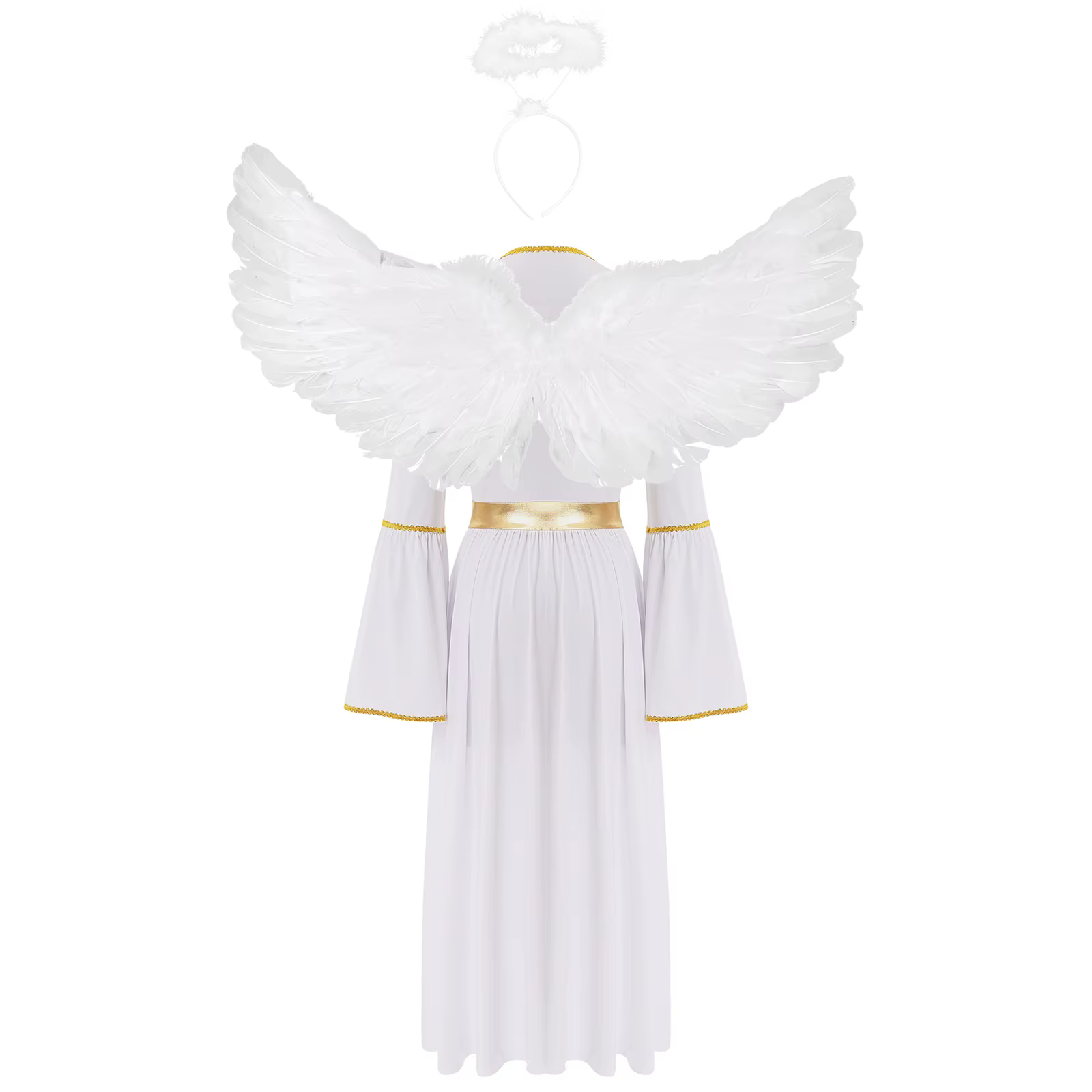Costume d'ange 3 pièces pour femmes