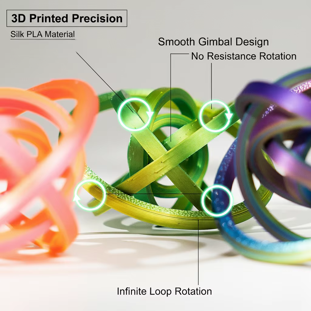 Anneau de doigt hexagonal imprimé en 3D