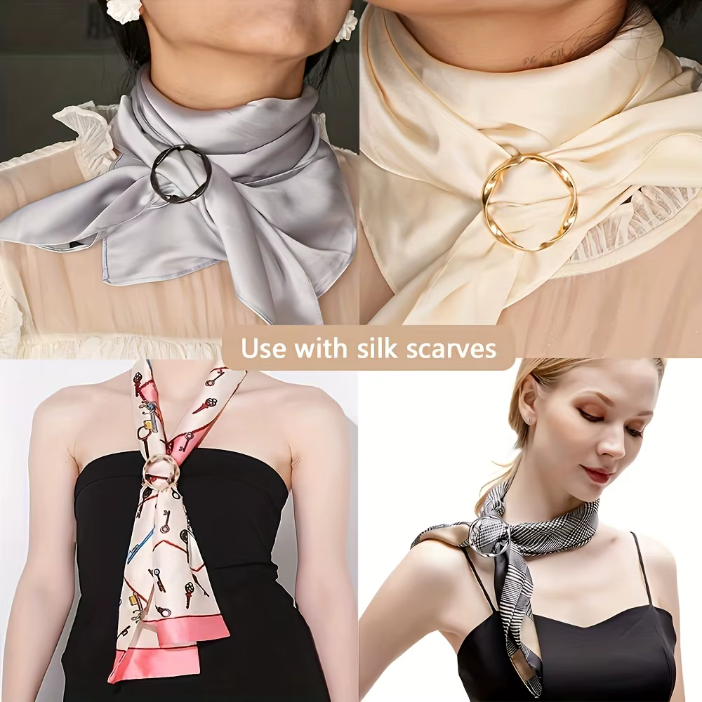 Lot de 5 clips pour foulards