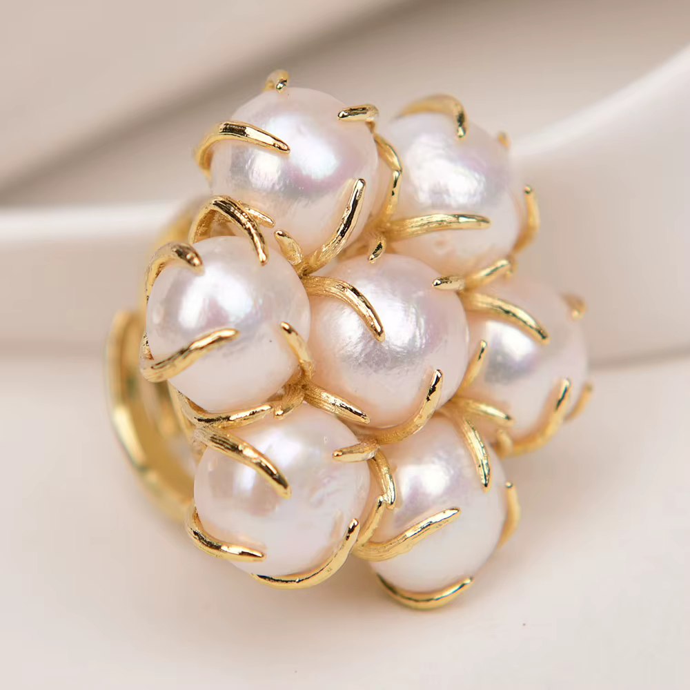 Bague Ajustable Plaquée Or pour Femme