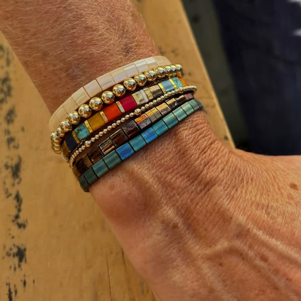 KELITCH – Bracelets arc-en-ciel artisanaux faits à la main