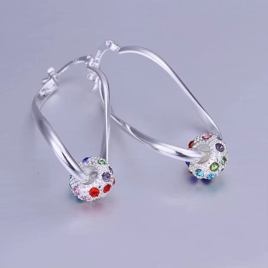 Boucle d'oreille en argent 925