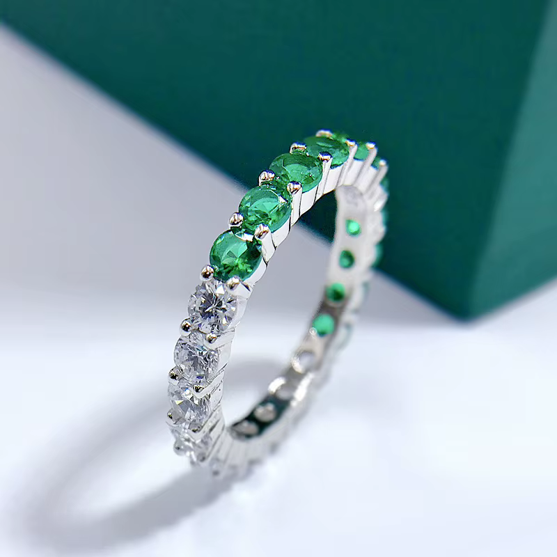 Wong Rain – bague de fiançailles Vintage en argent Sterling 925