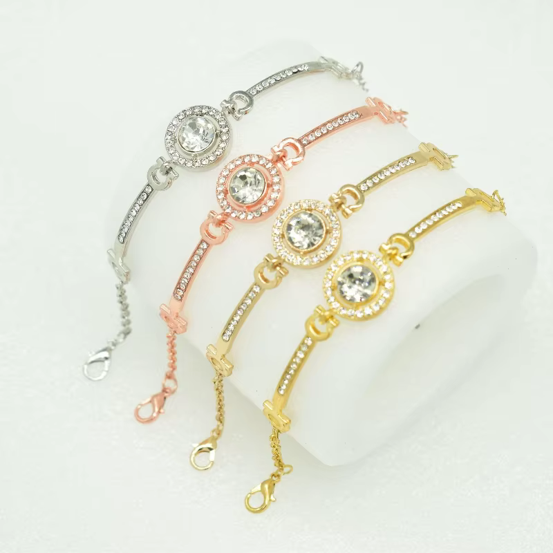 Bracelets géométriques en Zircon pour femmes