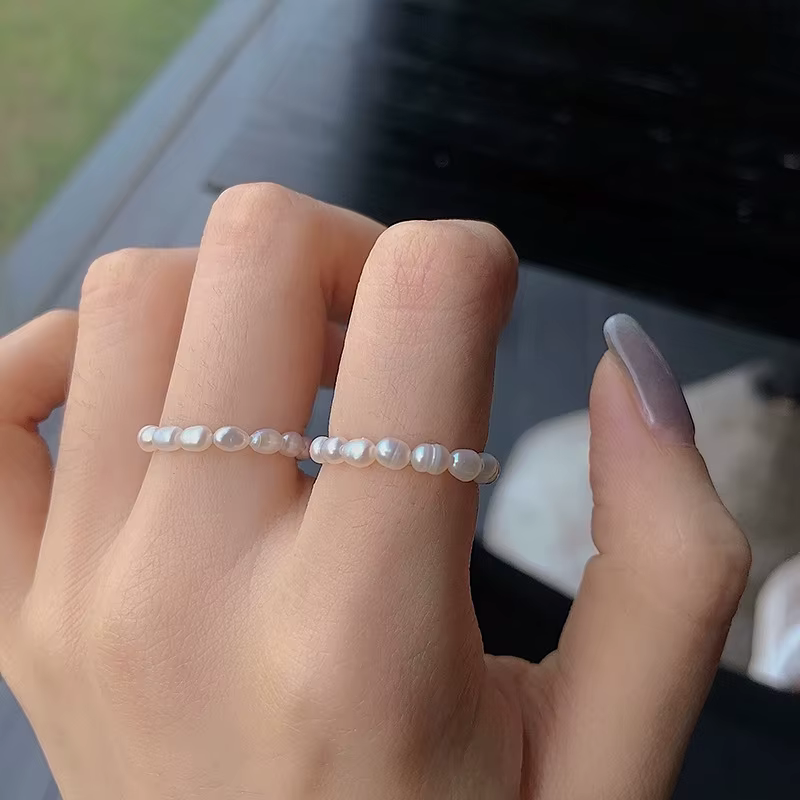 Bagues en perles d'eau douce pour femmes