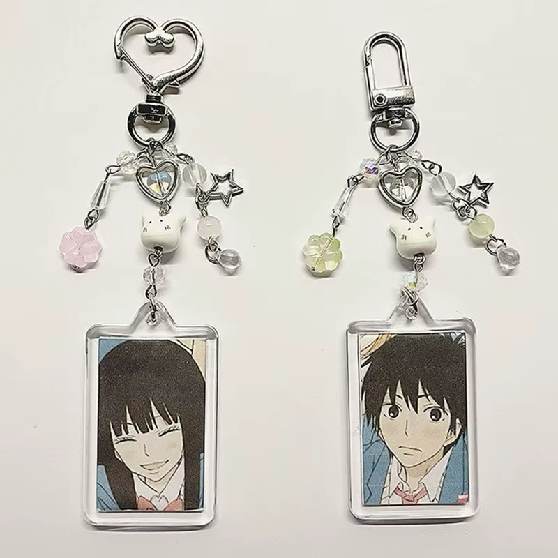 Chaîne Kimi Ni Todoke continent, bijoux faits à la main